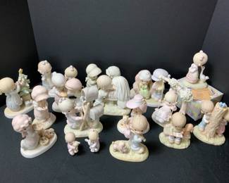 Large Lot Of Precious Moments 