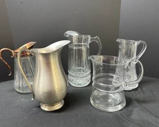 Metal Glass Pitchers 