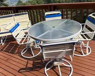 Patio Table And Four Chairs