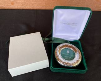 Reed And Barton Sterling Silver Picture Frame Christmas Ornament