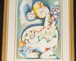 Signed Numbered Alexandra Nechita My Torch Shall Guide Me