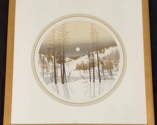 Signed Numbered Thrash Serigraph Summit Snow