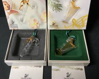 Swarovski Christmas Memories Harp Candy Cane 