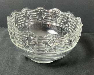 Tiffany Company Crystal Stars Bowl