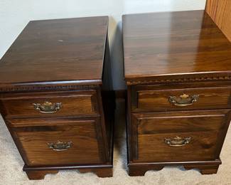 To Wood Nightstands