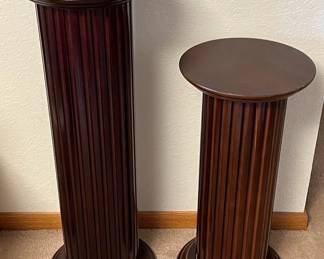 Two Pedestal Stands