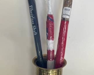 Umbrella Stand And Umbrellas 