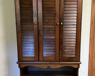 Unique Wood Sewing Cabinet