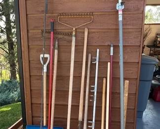 Various Lawn And Garage Tools