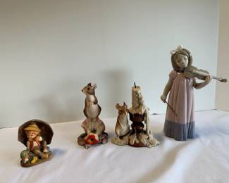 Various Hand Crafted Figurines from Spain Scotland