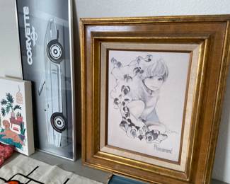 “Rosann” print, corvette print