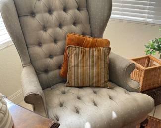 Vintage wingback chair $15