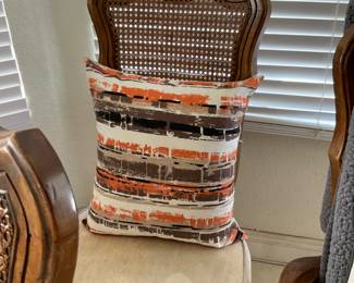 Groovy fabric pillow $10