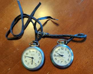 Westclox Scotty Shock Resistant Pocket Watches, Qty 2
