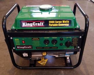 King Craft 2.8HP 2000 Surge Watts Portable Gas Generator
