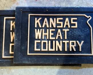 Kansas Wheat Country Mudflaps, 24" x 18", Qty 2