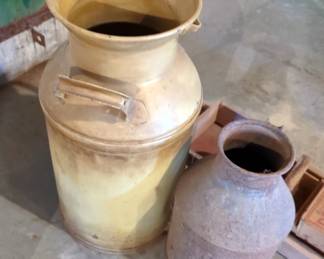 Antique Metal Jugs, Qty 2, Box Slicer, And More