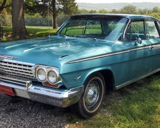 1962 Chevrolet Impala, VIN 21839S122786, Mileage Showing On Odometer 32487