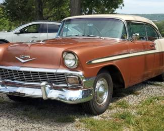 1956 Chevrolet Bel Air Coupe, VIN VC56K022350, Mileage On Odometer 104657