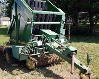 John Deere Round Baler, #410, SN 369837
