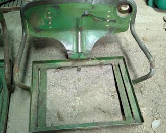 John Deere Tractor Seats, Qty 2, And Battery Box