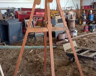 Hand Crafted 6' Wood Windmill