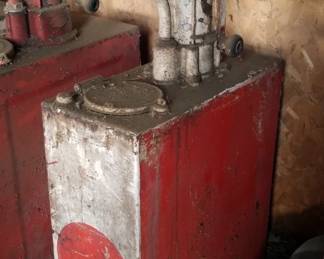 Large Antique Oil Pumps, Qty 2, 52" x 23" x 10"