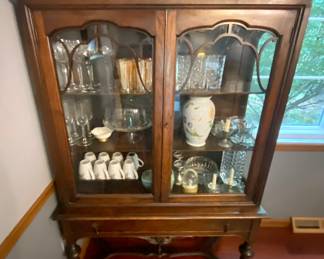 Gorgeous antique curio cabinet