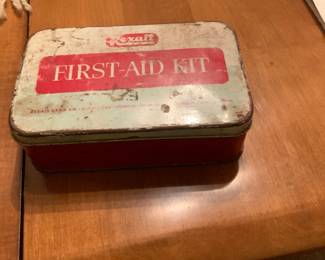 Vintage Rexall First Aid  Kit