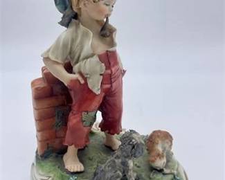 Lot 019   1 Bid(s)
Capodimonte Tiziano Galli Figurine "Biricchino"