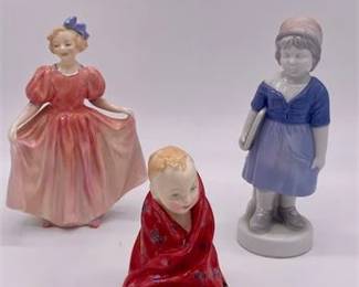 Lot 020   6 Bid(s)
2 Royal Doulton Figurines and 1 German Figurine