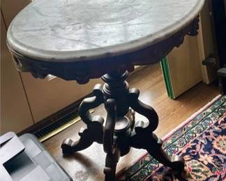 Lot 038   22 Bid(s)
Eastlake Style Marble Top Side Table