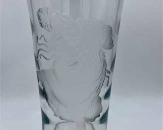 Lot 069   0 Bid(s)
Orrefors Style Etched Glass Vase