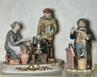 Lot 071   1 Bid(s)
Capodimonte "Pucci the Tycoon" and "Chestnut Seller" Figurines