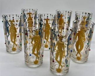 Lot 093   27 Bid(s)
8 Mardi Gras Jester Glassware