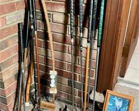 Lot 111   4 Bid(s)
Group of Vintage Golf Clubs