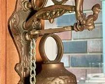 Lot 150   13 Bid(s)
Vintage German Figural Wall Bell