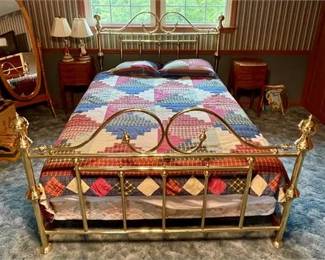 Lot 202   2 Bid(s)
Queen Brass Bed