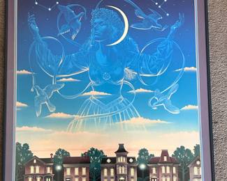 1990 Rochester NY Corn Hill Arts Festival Framed Art Poster 