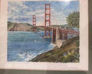 Golden Gate Bridge Art
