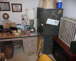 Office Misc. & Electric Fireplace