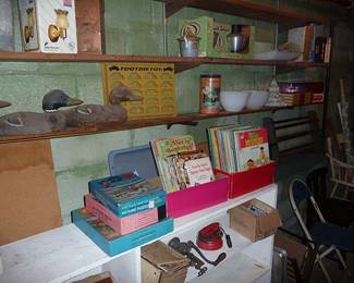 Decoys, Old Books & Misc.