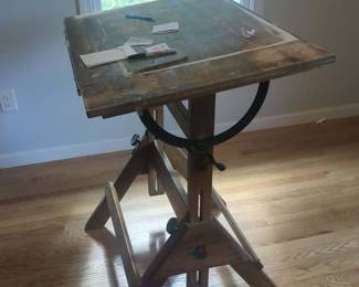 Vtg Hamilton drafting table