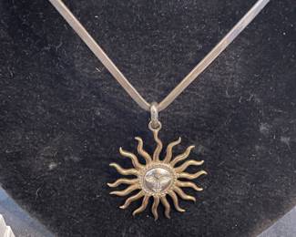 Sergio Bustamante Sterling pendant