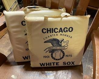 Vintage Chicago White Sox Seat Cushions