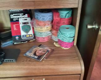 Blank rolls of tickets