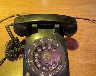 Vintage rotary phone