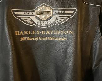 Nice leather Harley Davidson Jacket, size 3X