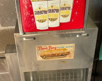 Vintage Starlite Theatre butter machine & hot dog cooker