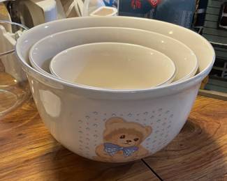 Vintage Tienshan Stoneware Bowls